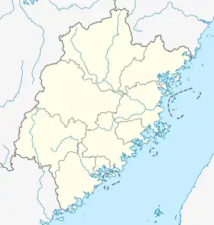 Quanzhou is located in Fujian