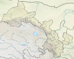 Location in Gansu