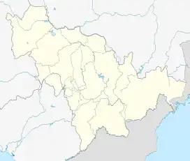 Shuangliao is located in Jilin