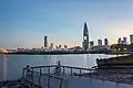 Skyline of Shenzhen Bay as viewed from Shenzhen Bay Park