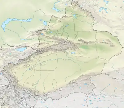 Tumxuk is located in Xinjiang