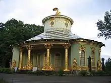 The Chinese House, a chinoiserie garden pavilion in Sanssouci Park, from Potsdam, Germany