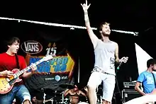 Chiodos performing at Warped Tour in 2009