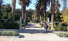 Municipal park, with a statue of Konstantinos Kanaris