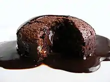 Molten chocolate cake