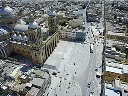 Antoine de Paule Square and the Basilica of Christ the King