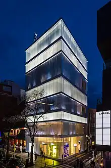 Christian Dior Tower in Omotesando, Tokyo, Japan by SANAA (2003)