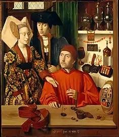 Petrus Christus, A Goldsmith in His Shop, Possibly Saint Eligius, 1449