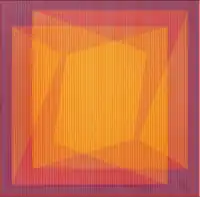 Chromatic Fold, Acra Yellow, 1970, acrylic on canvas