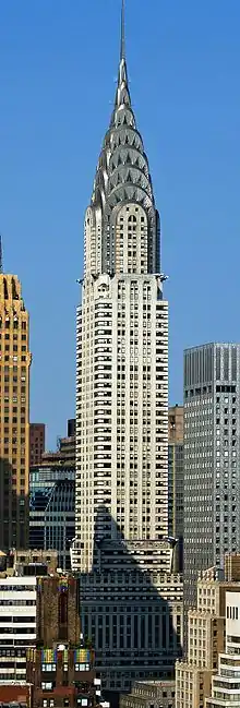 Chrysler Building in New York City by William Van Alen (1930)