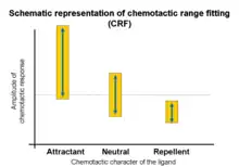 Chemotactic range fitting