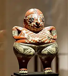 Chupicuaro statuette at the Louvre, 600 to 200 BCE