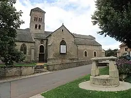 The church in Sennecey-le-Grand