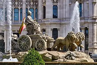 Statue of Cybele by Francisco Gutiérrez Arribas