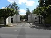 Cemetery gate