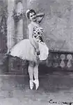 Legnani in the title role of Cinderella. St. Petersburg, 1893.