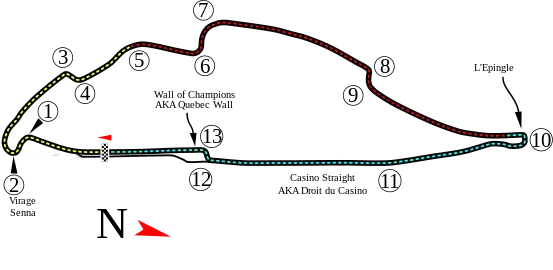 Circuit Gilles Villeneuve (1996–2001)