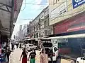 A typical commercial street in Cidudad del Este