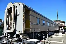 The 'Civic Center' was built in the 1940s and ran in the City of San Francisco and now resides at the Millbrae Train Museum