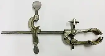 Clamp holder attached to utility clamp