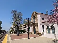 The Claremont Train Station, a Mission Revival-Spanish Colonial Revival building