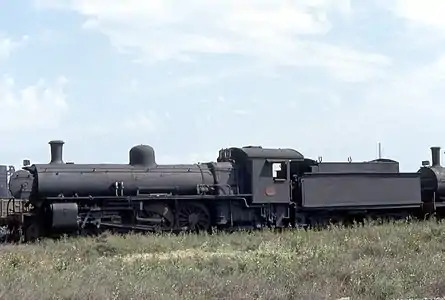 No. 745 staged for preservation, November 1971