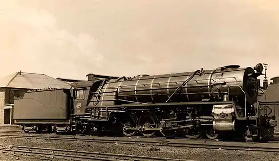 Henschel-built no. 2878 at Paardeneiland, Cape Town, c. 1940