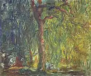 Weeping Willow, 1918–19, Kimball Art Museum, Fort Worth, Monet's Weeping Willow paintings were an homage to the fallen French soldiers of World War I