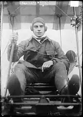 monochrome photograph of a young man