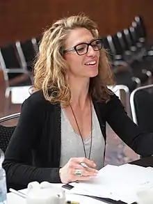 An image of Claudia Black, Morrigan's voice actor