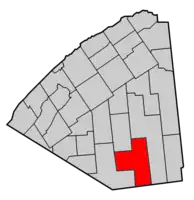 Map highlighting Clifton's location within St. Lawrence County.