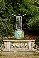 Sir Bertram MacKennal's figure representing Canada in the War Memorial Garden.