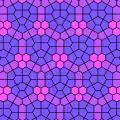 6 co-uniform tiling (smallest one containing 3 different 3-clusters)