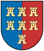 The historical coat of arms of the Transylvanian Saxons