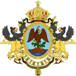 Coat of arms as Emperor Maximilian I of Mexico