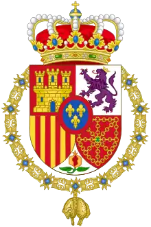 Escudo de armas del monarca de España