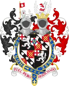 Arms of Sir Winston Churchill as a Knight of the Garter