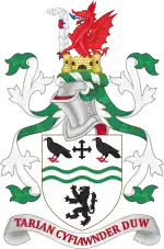 Arms of Clwyd County Council