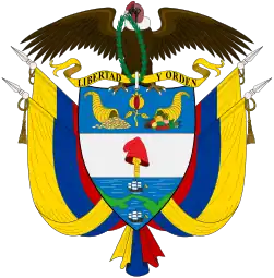 The Coat of arms of Colombia