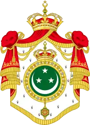 Coat of arms of the Kingdom of Egypt (1922–1953)