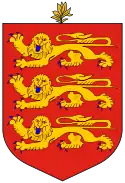 Coat of arms of the island of Guernsey