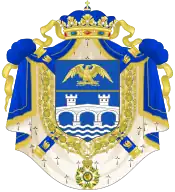 Arms of Bernadotte as Prince of Pontecorvo