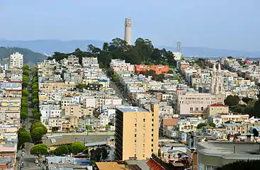 View from Lombard Street