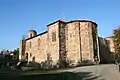 Colchester Castle, showing apse of chapel, the two upper floors were demolished in the 18th century