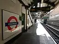 Platform 1 heading northbound at Colindale Station