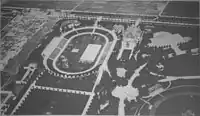 Aerial view of the Collège d'athlètes.