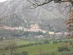 View of Colliano and Collianello (on the top of the hill)