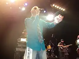 Collie Buddz performing at the Sound Academy nightclub in Toronto, January 2012.