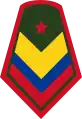 Sargento primero(Colombian National Army)