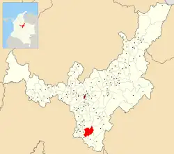 Location of the municipality and town of Macanal in the Boyacá Department of Colombia